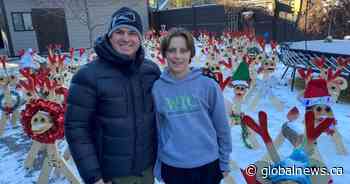 Calgary family sells homemade reindeer ornaments to support homeless