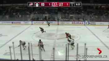 Lethbridge Hurricanes fall 3-2 in OT to Red Deer