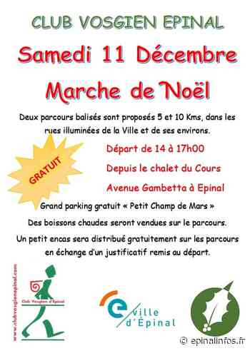 Marche de noël du club vosgien d'Epinal - Epinal infos - Epinal Infos
