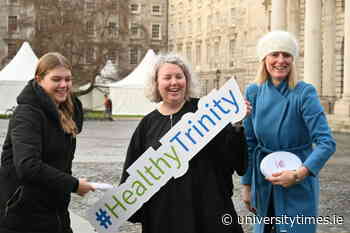 At Healthy Trinity Report Launch, Provost Links Education and Health - The University Times