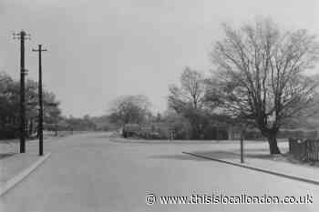 Compare pictures of quiet East London road that is now a busy junction