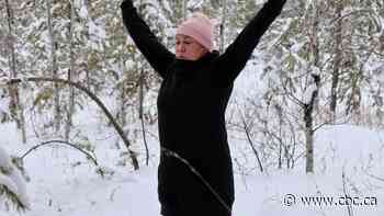 Embrace winter with this 5-minute outdoor yoga practice to connect with the earth and stand tall