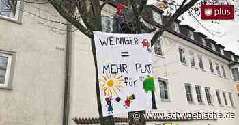 Klimaaktivisten besetzen erneut Bäume in Ravensburg - Schwäbische