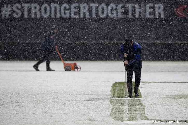 Winterweer gooit roet in het eten: RWDM - Westerlo uitgesteld, Charleroi - Oostende gaat door op besneeuwd veld - Het Nieuwsblad
