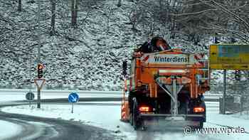 Winter rund um Siegen: Busverkehr ist eingeschränkt - Westfalenpost
