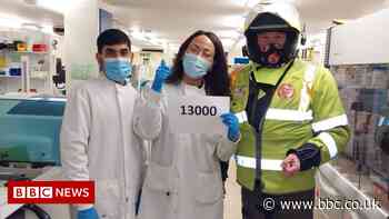 Warwickshire and Solihull blood bikers mark 13,000th delivery