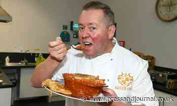 Kilted Chef takes on food parcel challenge for Big Christmas Food Appeal - Press and Journal