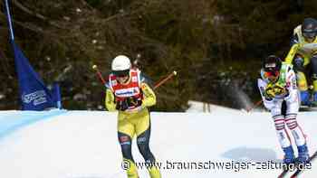 Skicrosser Wilmsmann in Val Thorens auf dem Podium