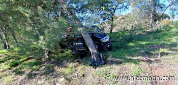 Il coince son chausson dans l’accélérateur, la voiture s’écrase en contrebas à Mandelieu