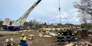 Euskirchen-Roitzheim: Das THW hat eine Behelfsbrücke am Narzissenweg gebaut - Kölner Stadt-Anzeiger