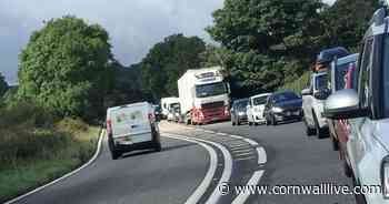 Car hit by bouncing tyre on A38 at Bodmin - Cornwall Live