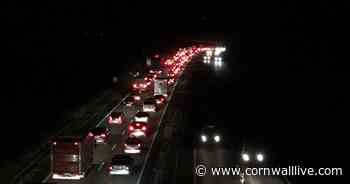 Crashes and breakdowns cause delays across Cornwall - Cornwall Live