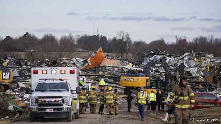 Biden promises tornado aid as dozens pulled from destroyed Kentucky factory