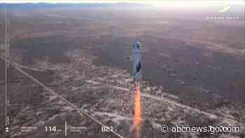 WATCH:  Blue Origin's New Shepard launches to space