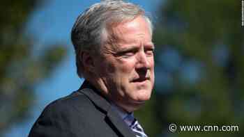 Lawyer says Meadows received document that detailed ways to undermine the 2020 election, per New York Times