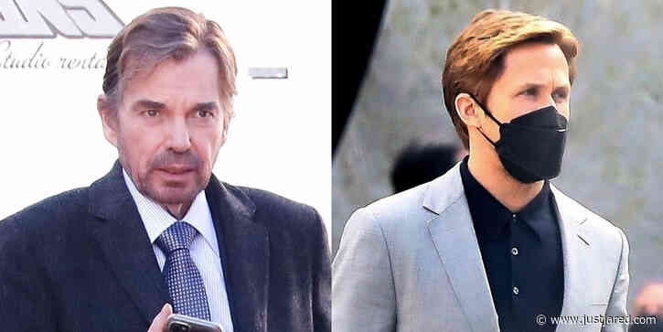 Ryan Gosling & Billy Bob Thorton Arrive on Set of Netflix's 'The Gray Man' in L.A.