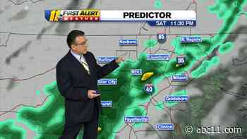 Rain, A Few Storms Tonight