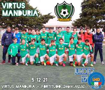 ALLIEVI PROVINCIALI - La Virtus Manduria chiude il torneo con il 6-1 alla Fortitudo Grottaglie - ManduriaOggi