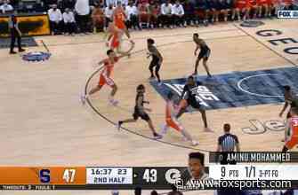 Syracuse’s Joseph Girard III and Jesse Edwards run the pick and roll to PERFECTION highlighted by a powerful slam