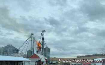 Corn dryer fire in Cayuga County prompts hefty firefighter response (photos) - FingerLakes1.com
