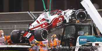 Accidente de Raikkonen en los últimos minutos de los Libres 2 - Car and Driver