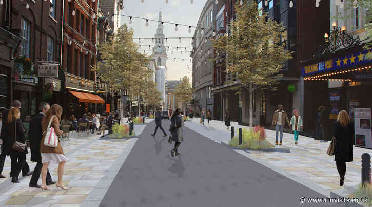 Wider pavements and fewer cars planned for the West End
