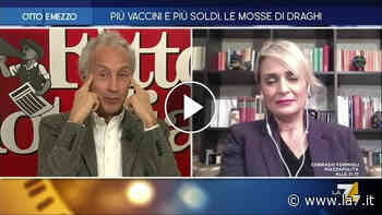 No vax nei talk show, Marco Travaglio alla prof.ssa Viola: "Lei è brava anche a comunicare, unico modo di sgretolare quel mondo invece che ghettizzarlo". "Come posso rispondere a chi dice che il covid non esiste?" - La7