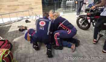 Pai e filho caem de escada de 8 metros enquanto trabalhavam - TNOnline - TNOnline