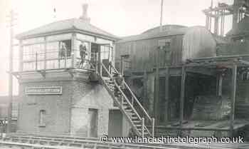 Rare photo of Oswaldtwistle pit with its own signal box