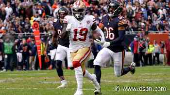 Source: 49ers' Samuel (groin) to play vs. Bengals