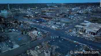 Tornado devastation captured by incredible drone video