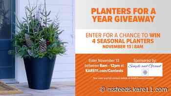 CONTEST ENDED: Win planters for a year!