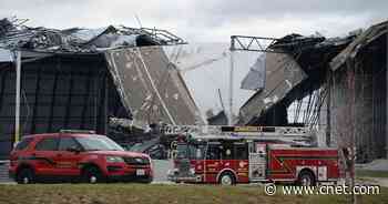 Amazon warehouse hit by tornado, 6 confirmed dead, report says     - CNET