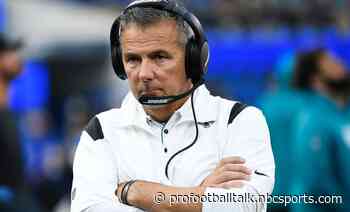 ESPN reports, without naming a reporter, that Urban Meyer is safe, for now at least