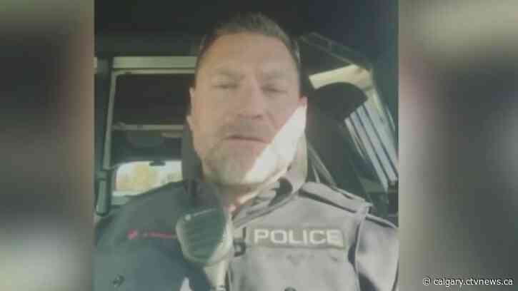 Suspended CPS officer continues vaccine rebellion with appearance at 'freedom protest'