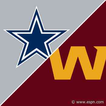 Follow live: Cowboys attempt to halt Redskins four-game win streak