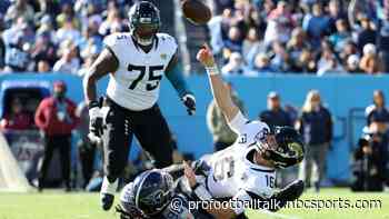 Trevor Lawrence throws four interceptions as Titans shut out Jaguars