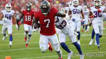 Leonard Fournette runs for 47-yard TD, gives Buccaneers early lead