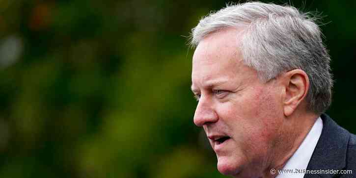 Mark Meadows said he was 'surprised' he didn't crack his phone's screen when he angrily dialed a Fox News editor on election night after the network projected Biden would win Arizona: book