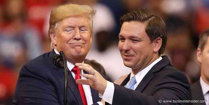 Donald Trump hints that Florida's Gov. Ron DeSantis would be a good vice-president candidate if he ran in 2024