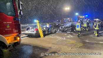 Geisterfahrer stirbt bei Frontalzusammenstoß - Augsburger Allgemeine