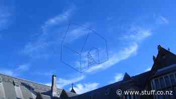 Neil Dawson's sculpture Echo rises again, 10 years on from earthquakes - Stuff.co.nz