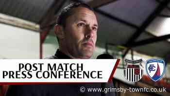 Chesterfield Post Match Press Conference - News - Official Grimsby Town Website