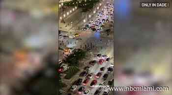 Woman Taken To Trauma Center After Hit in Face with Paintball in Downtown Miami