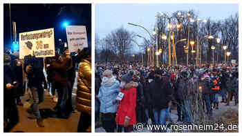 Zwischen Hoffnung und Verzweiflung: Über 2000 Teilnehmer bei Rosenheimer Corona-Demo am dritten Advent