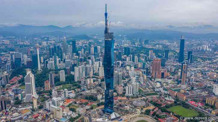 World's second-tallest skyscraper Merdeka 118 tops out in Malaysia