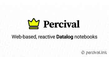 Percival - A reactive language for data analysis and visualization