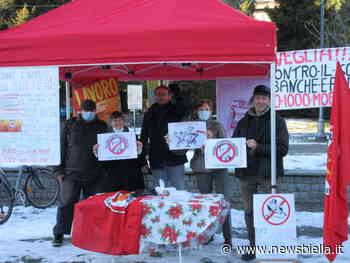 Le sinistre di opposizione di Biella e Vercelli sono scese in piazza contro Draghi - newsbiella.it
