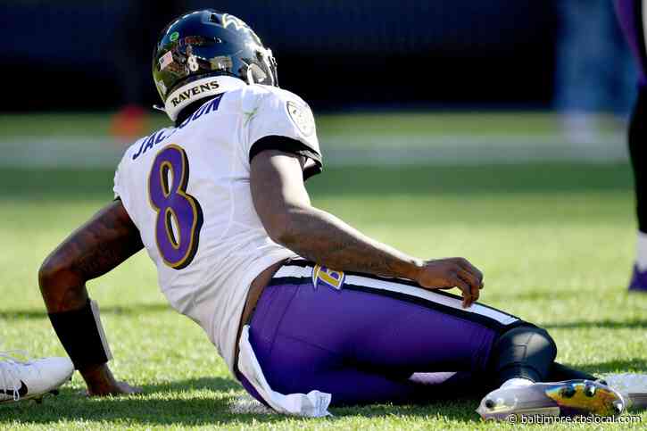 Ravens’ Star QB Jackson Sprains Ankle In Loss To Browns