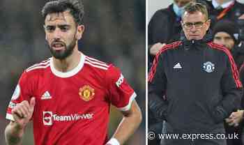 Man Utd already have issues with Bruno Fernandes and two other players under Ralf Rangnick - Daily Express